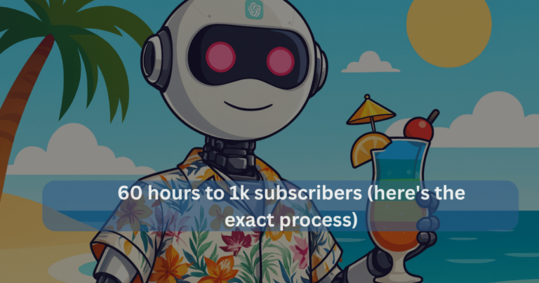 How Sarah Got 1,000 Subscribers in 60 Hours Without Writing New Content