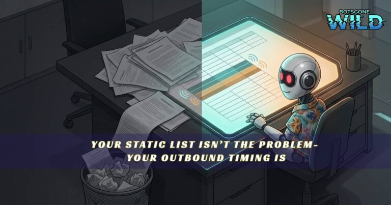 Your cold list is not a list problem