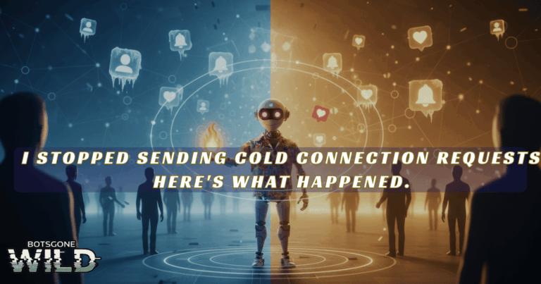 5 mins before connecting = 2x replies