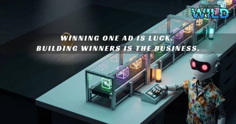 Your next winning ad is probably luck.